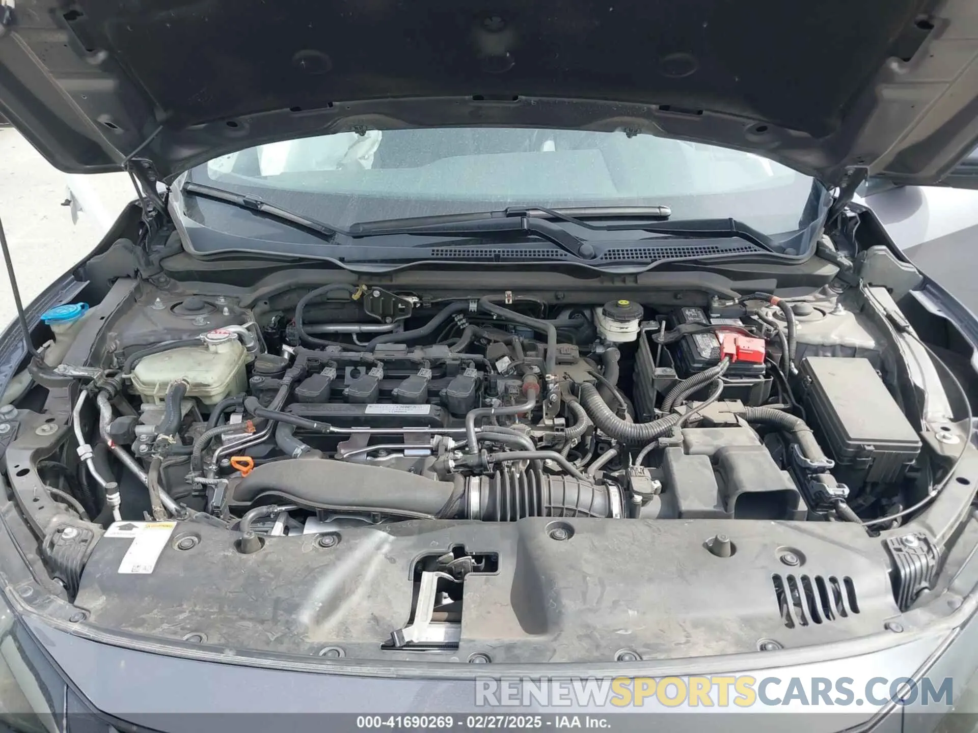 10 fotografías del automóvil dañado 19XFC1F74LE204193 HONDA CIVIC 2020