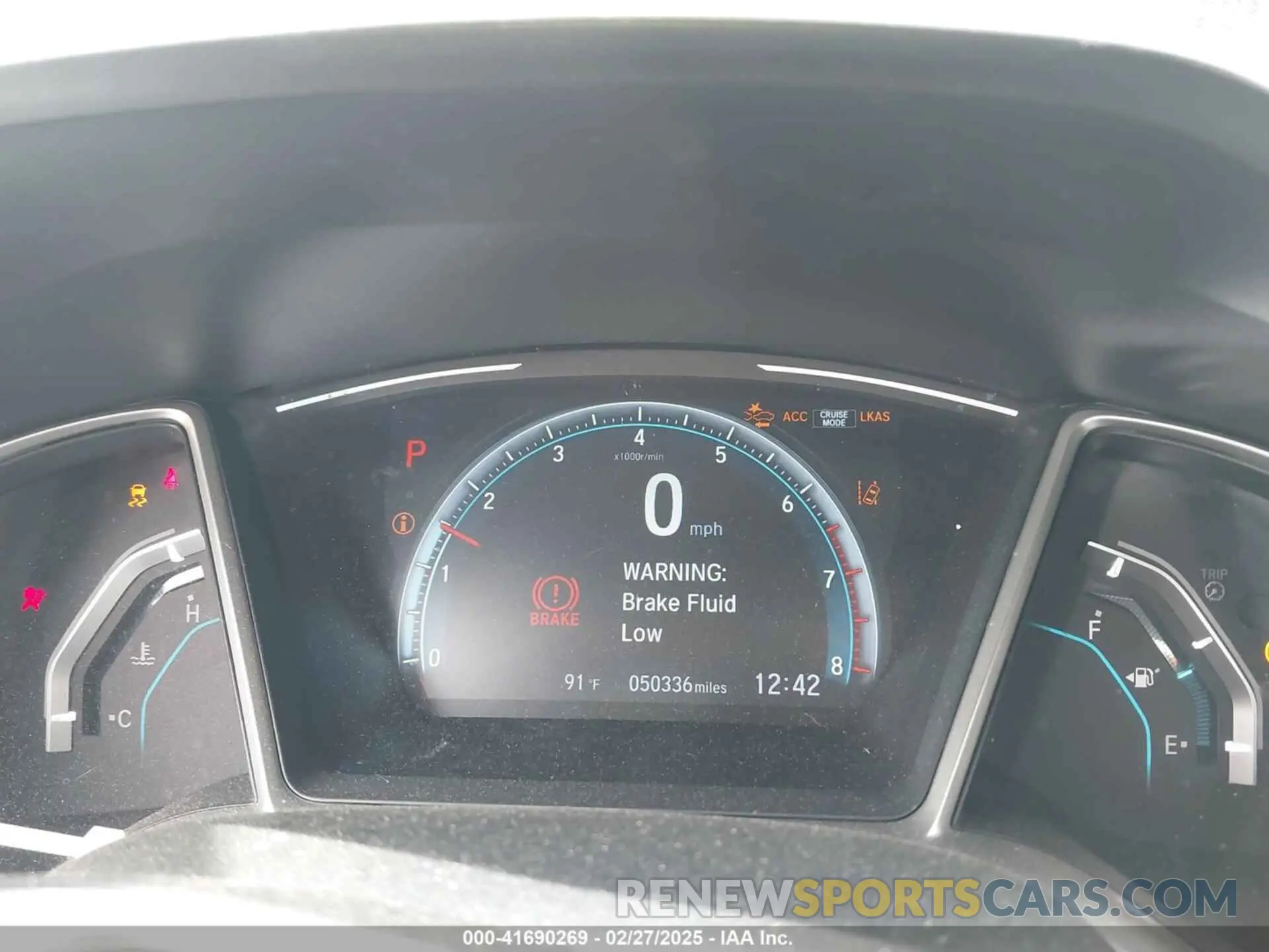 16 fotografías del automóvil dañado 19XFC1F74LE204193 HONDA CIVIC 2020