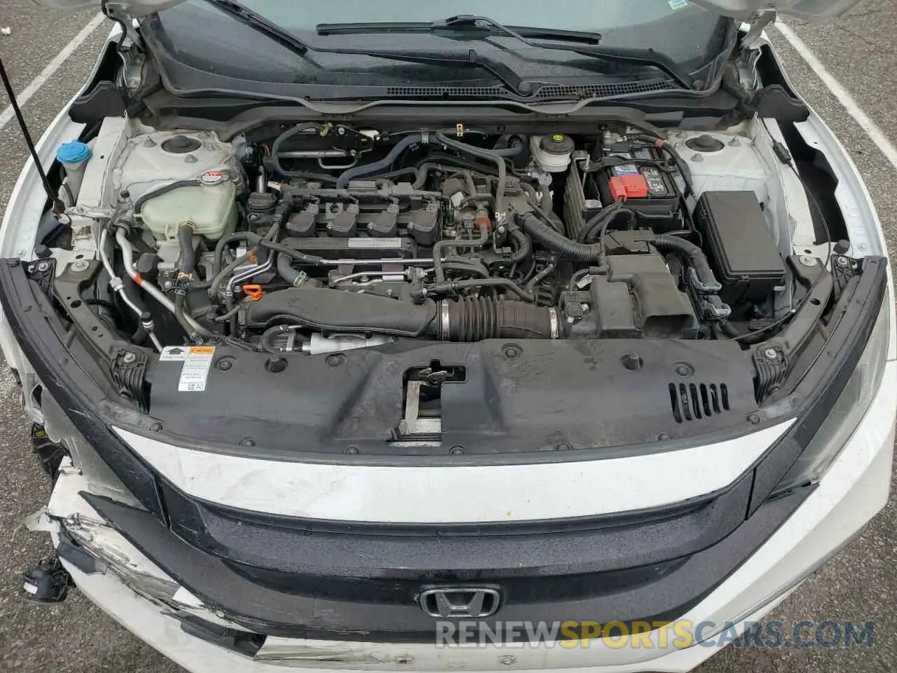 11 fotografías del automóvil dañado 19XFC1F75LE202582 HONDA CIVIC 2020