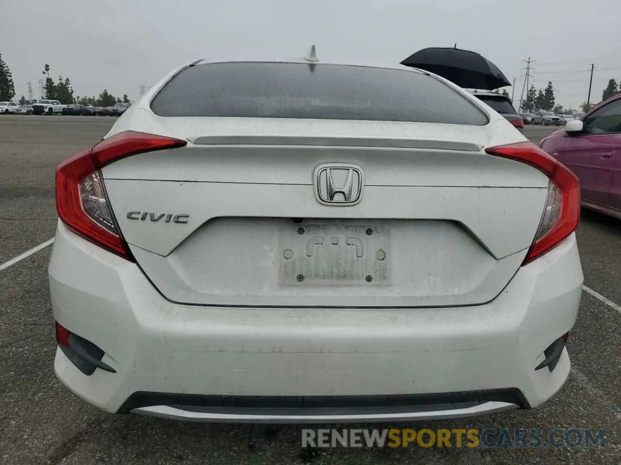 6 fotografías del automóvil dañado 19XFC1F75LE202582 HONDA CIVIC 2020