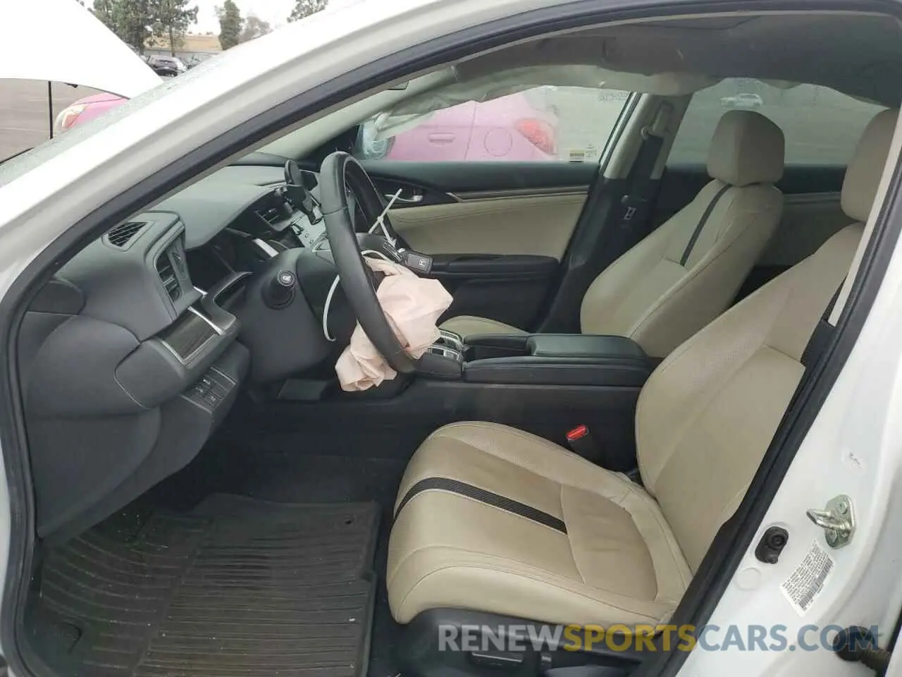 7 fotografías del automóvil dañado 19XFC1F75LE202582 HONDA CIVIC 2020