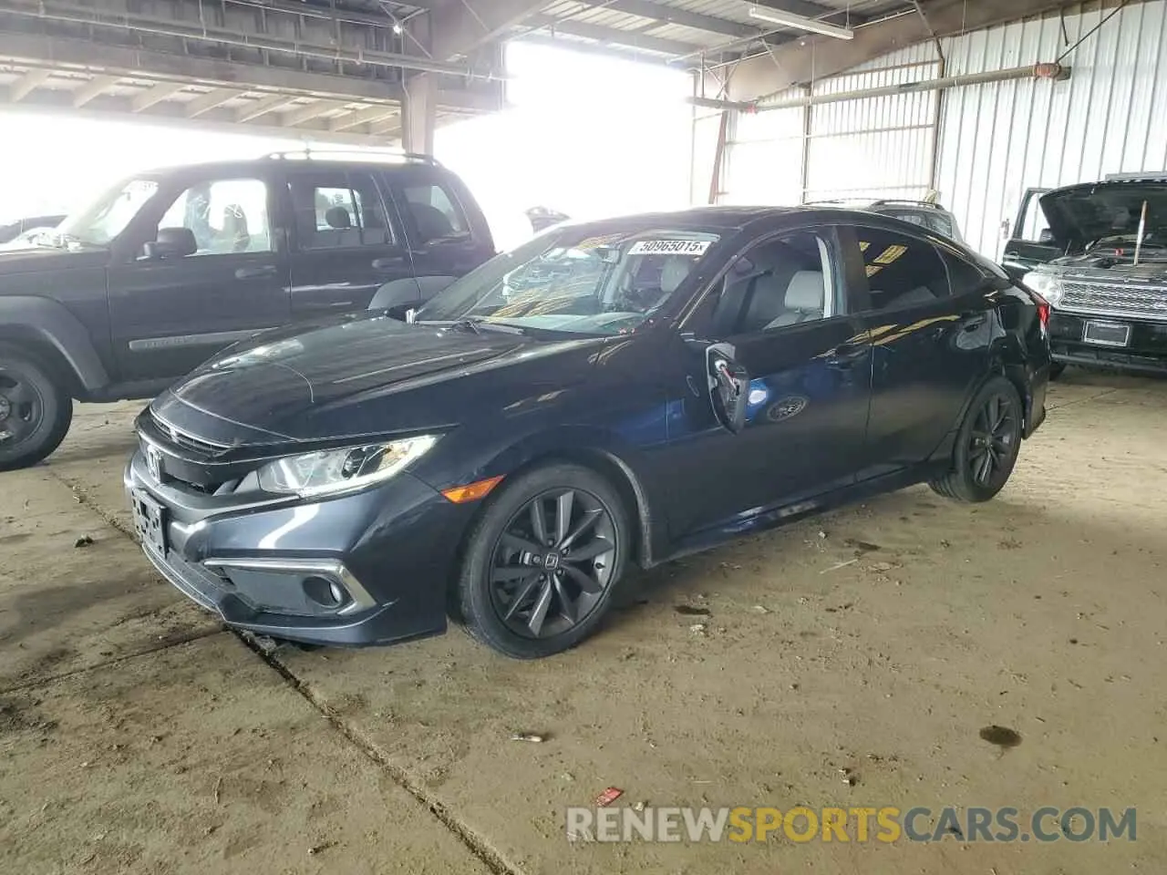 1 fotografías del automóvil dañado 19XFC1F75LE212674 HONDA CIVIC 2020