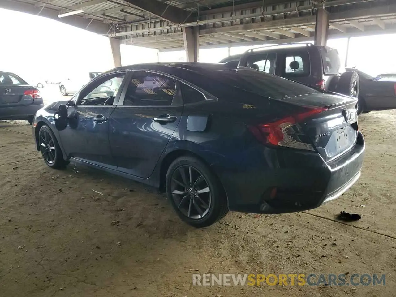 2 fotografías del automóvil dañado 19XFC1F75LE212674 HONDA CIVIC 2020