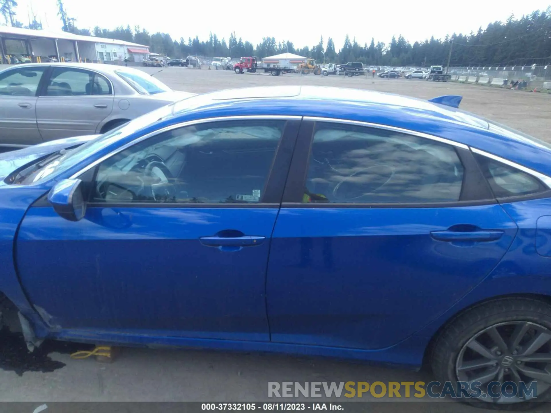 14 fotografías del automóvil dañado 19XFC1F77LE217276 HONDA CIVIC 2020