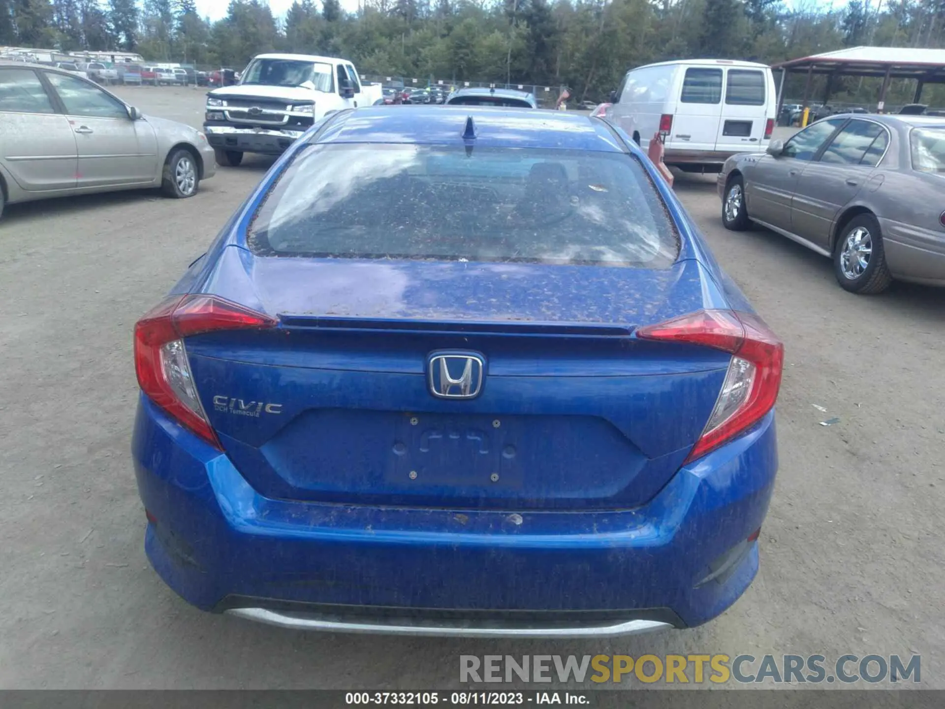 16 fotografías del automóvil dañado 19XFC1F77LE217276 HONDA CIVIC 2020