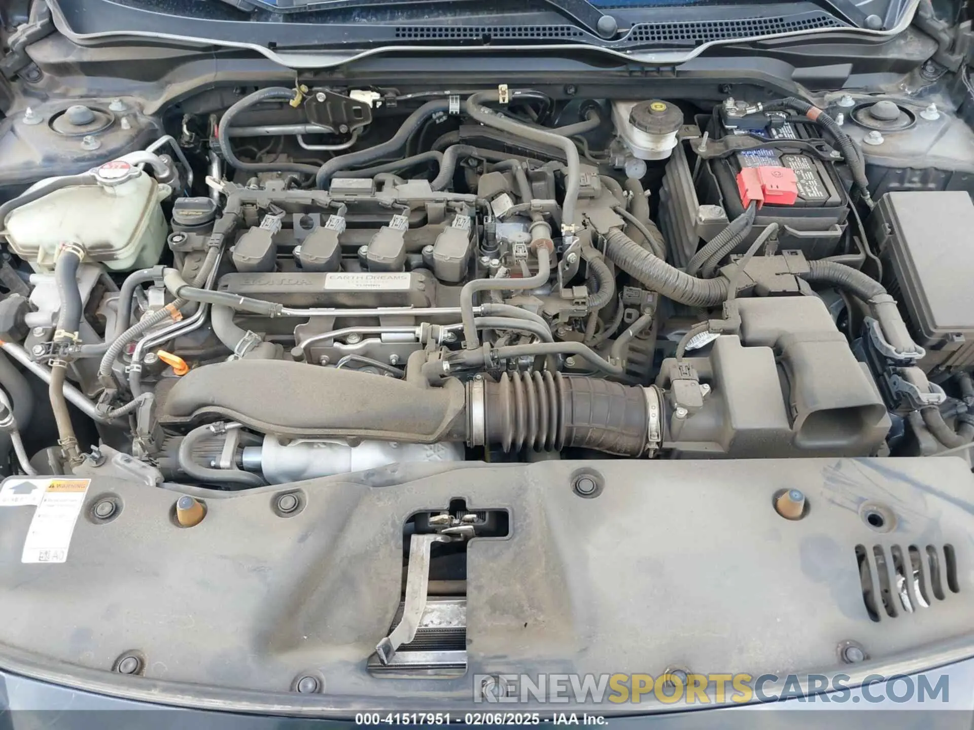 10 fotografías del automóvil dañado 19XFC1F78LE019550 HONDA CIVIC 2020