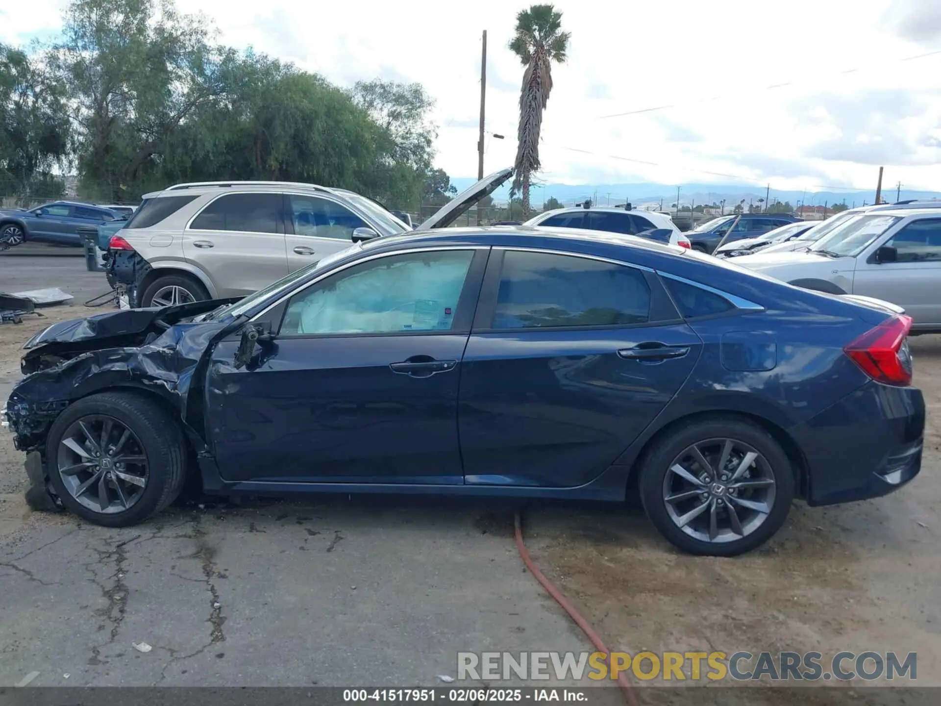 14 fotografías del automóvil dañado 19XFC1F78LE019550 HONDA CIVIC 2020