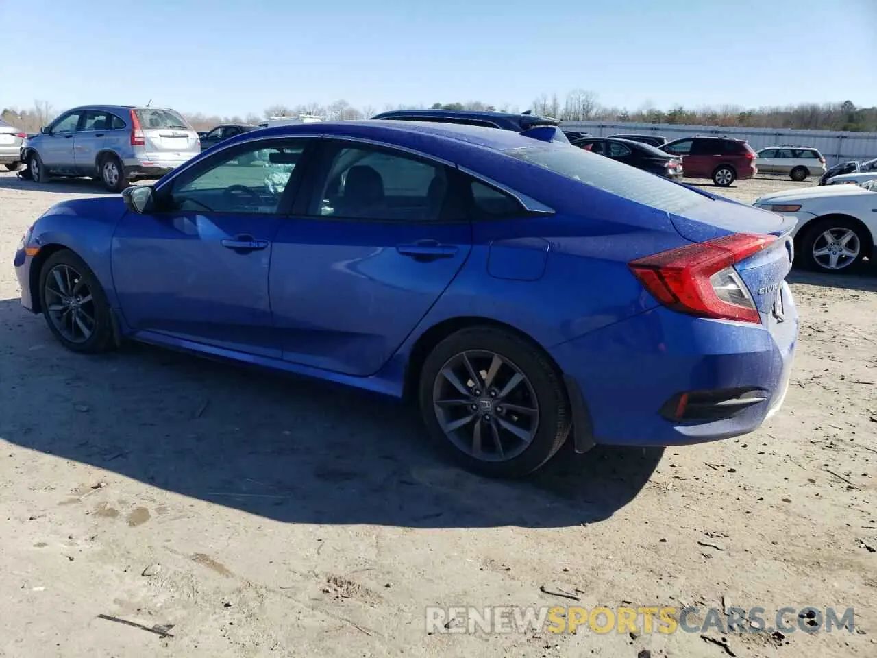 2 fotografías del automóvil dañado 19XFC1F79LE014597 HONDA CIVIC 2020