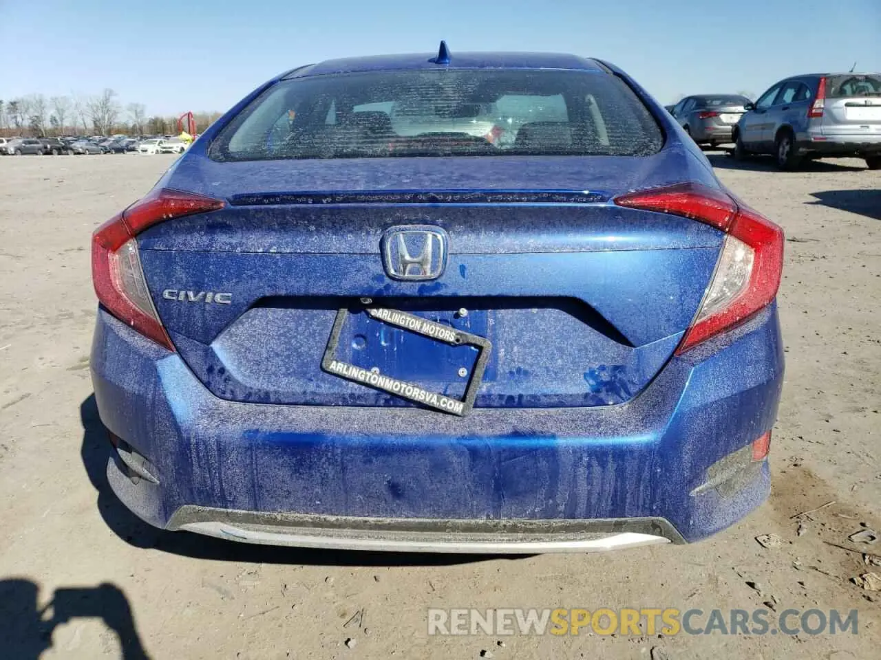 6 fotografías del automóvil dañado 19XFC1F79LE014597 HONDA CIVIC 2020