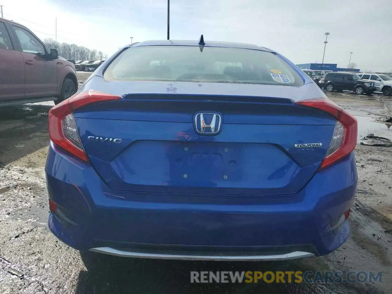 6 fotografías del automóvil dañado 19XFC1F92LE017469 HONDA CIVIC 2020