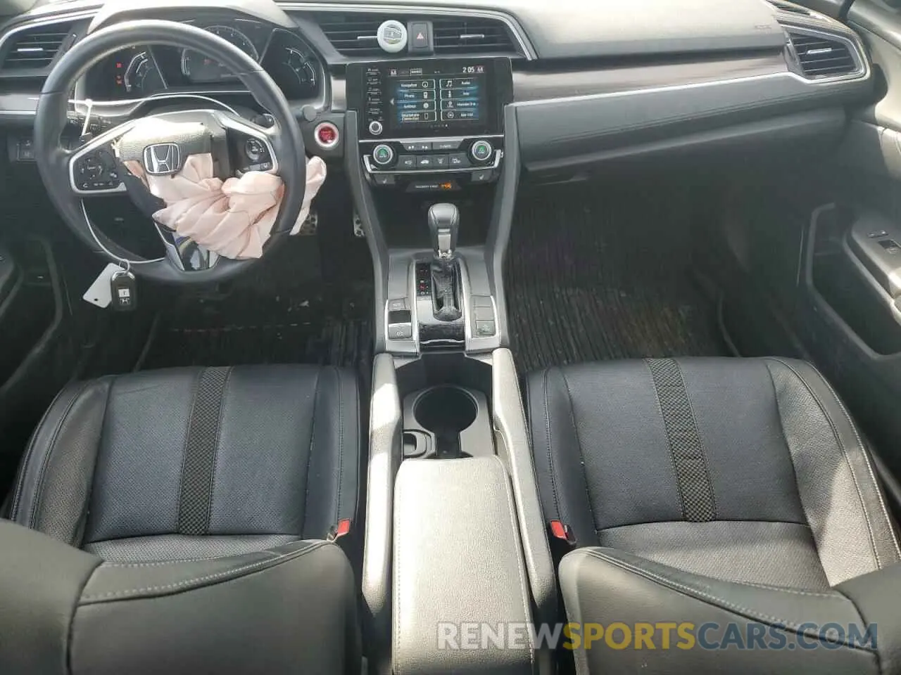 8 fotografías del automóvil dañado 19XFC1F92LE017469 HONDA CIVIC 2020