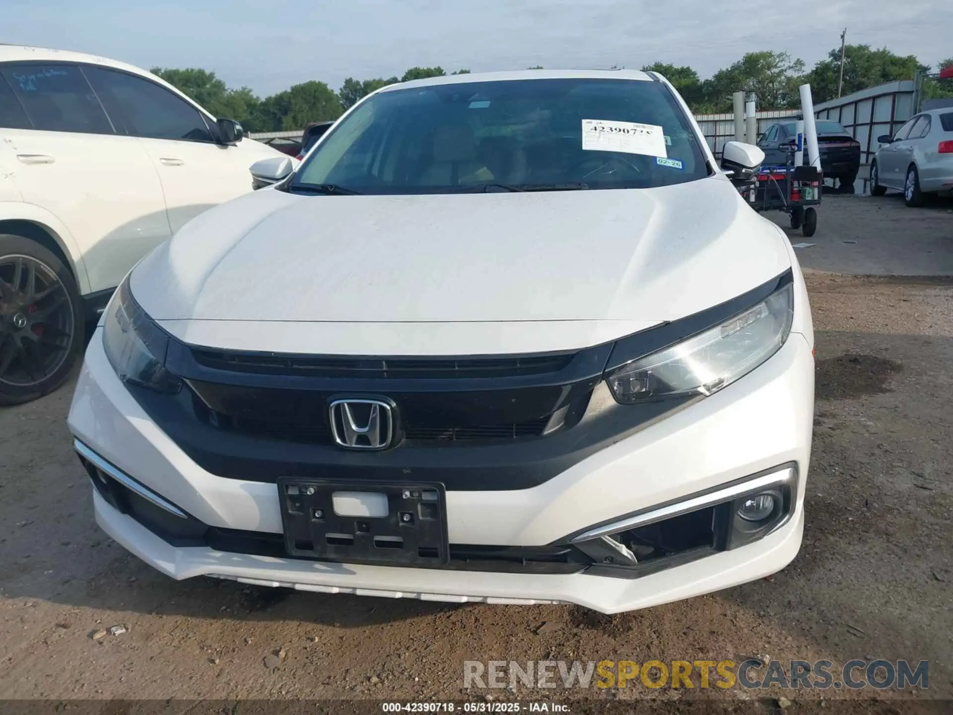 12 fotografías del automóvil dañado 19XFC1F98LE011210 HONDA CIVIC 2020