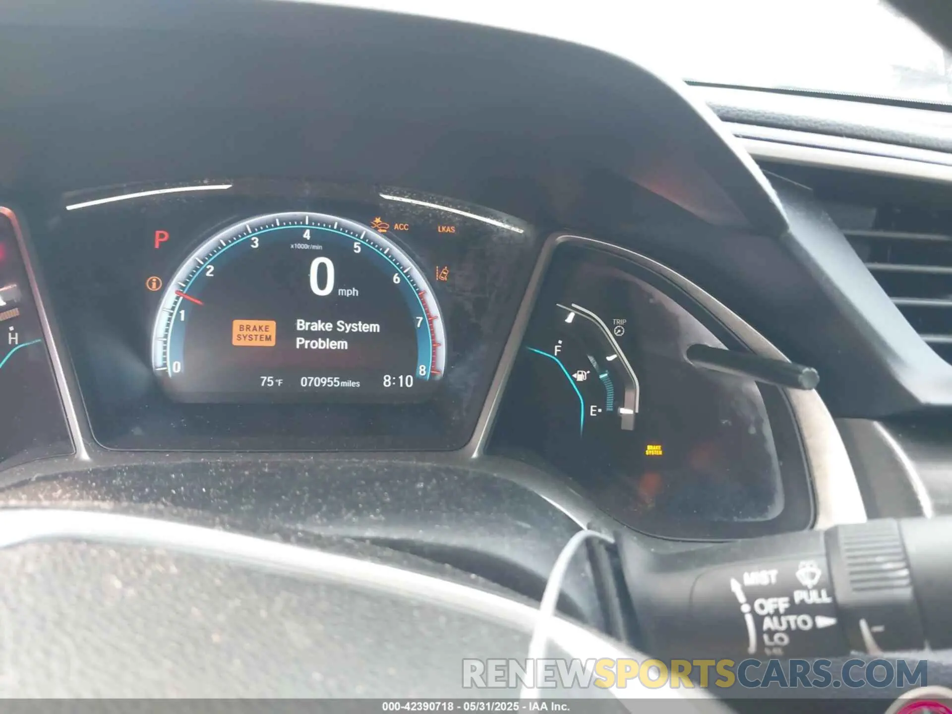 15 fotografías del automóvil dañado 19XFC1F98LE011210 HONDA CIVIC 2020