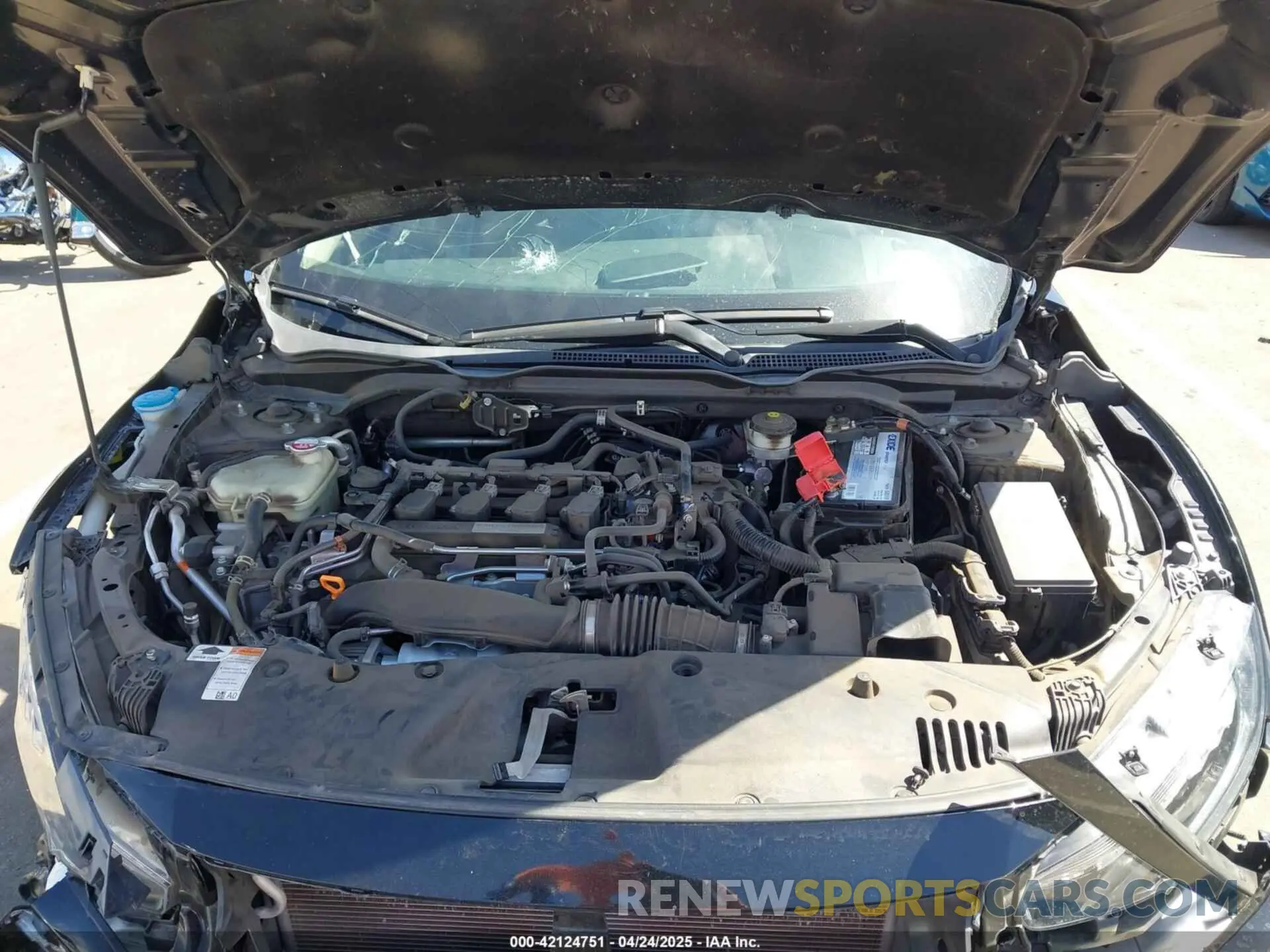 10 fotografías del automóvil dañado 19XFC1F98LE208801 HONDA CIVIC 2020