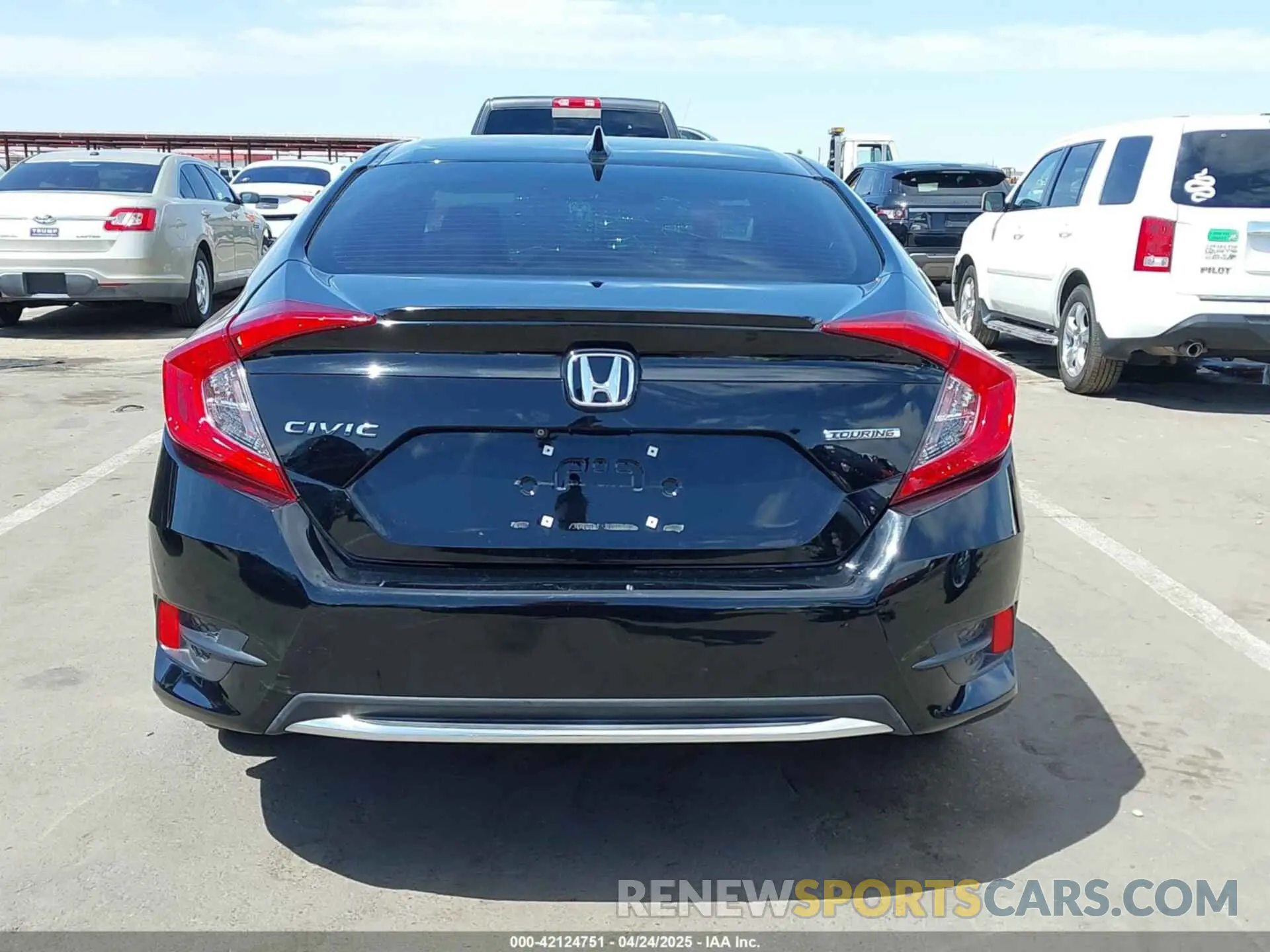 17 fotografías del automóvil dañado 19XFC1F98LE208801 HONDA CIVIC 2020