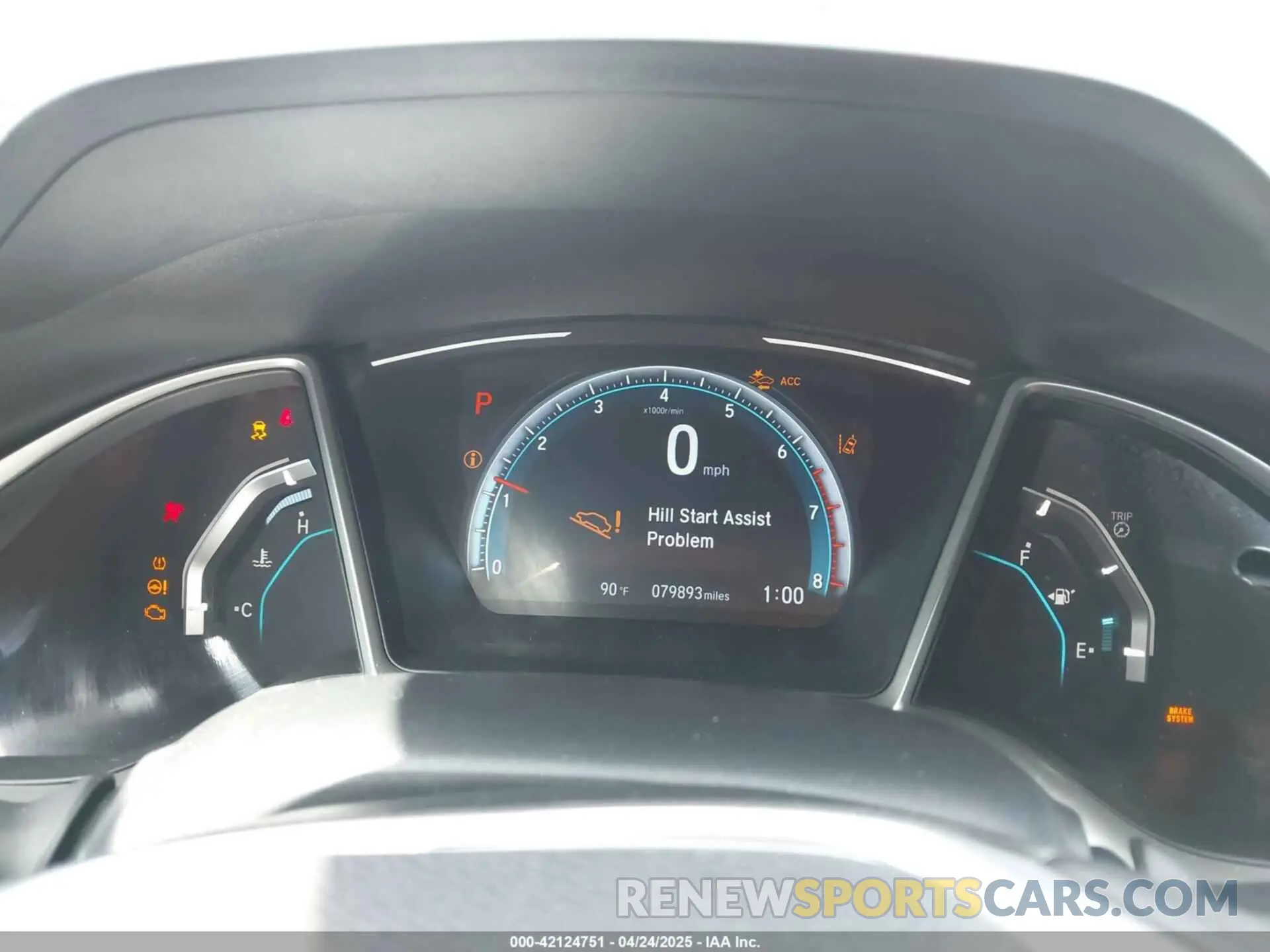 7 fotografías del automóvil dañado 19XFC1F98LE208801 HONDA CIVIC 2020