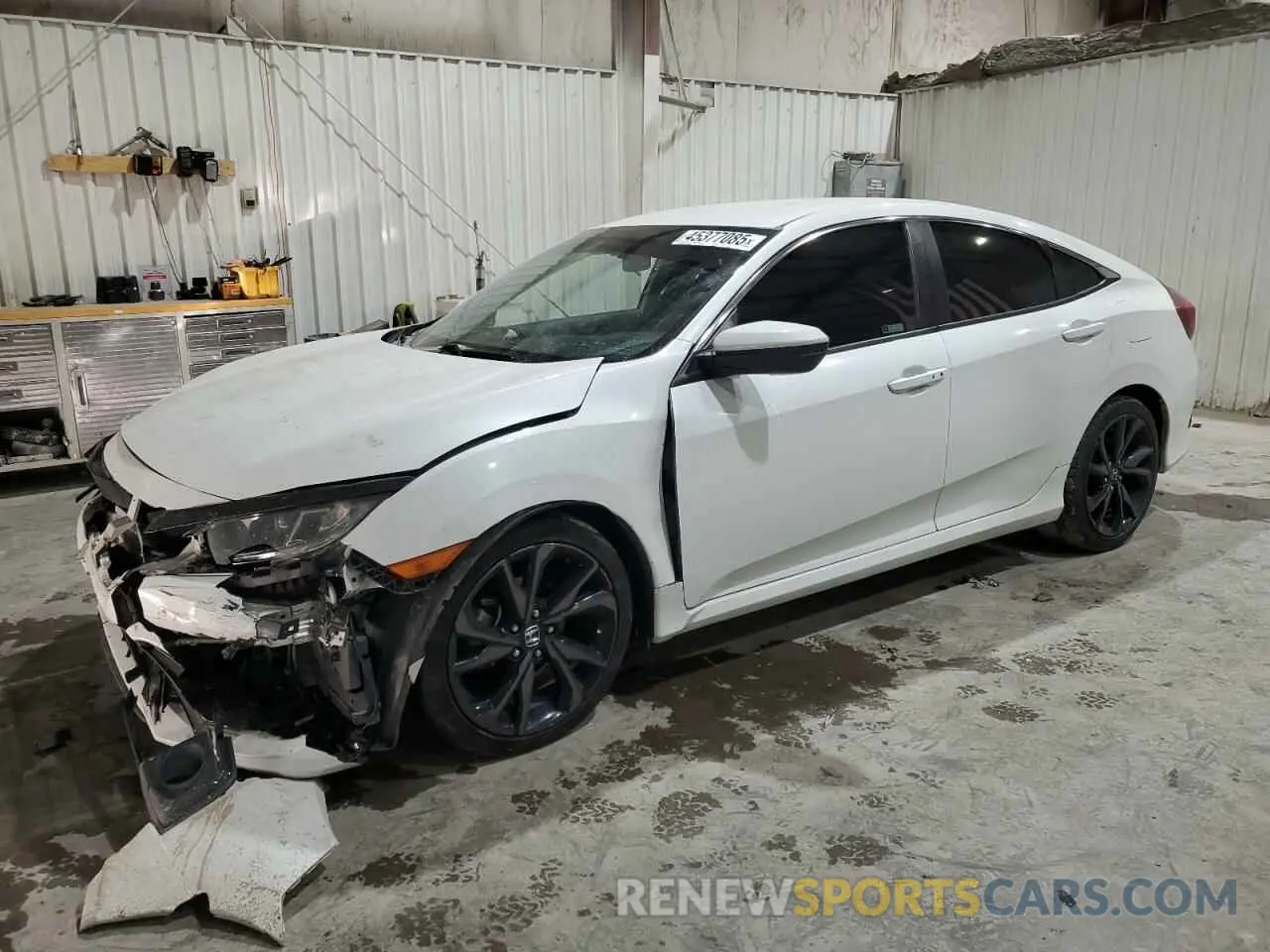 1 fotografías del automóvil dañado 19XFC2E83LE007693 HONDA CIVIC 2020