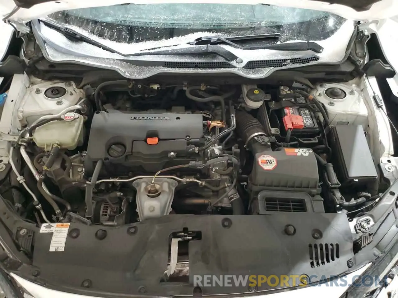 12 fotografías del automóvil dañado 19XFC2E83LE007693 HONDA CIVIC 2020