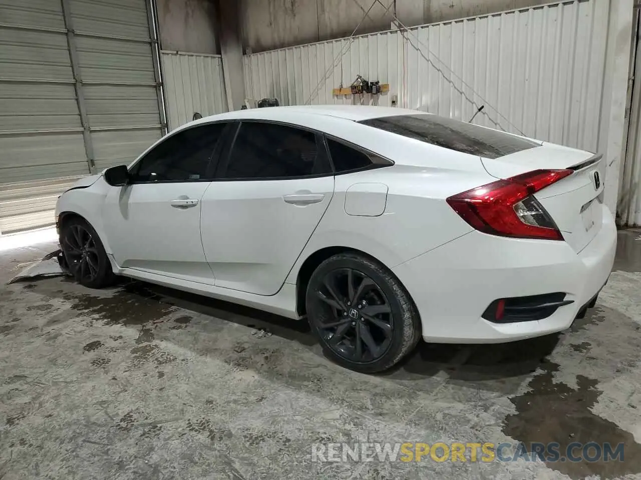 2 fotografías del automóvil dañado 19XFC2E83LE007693 HONDA CIVIC 2020