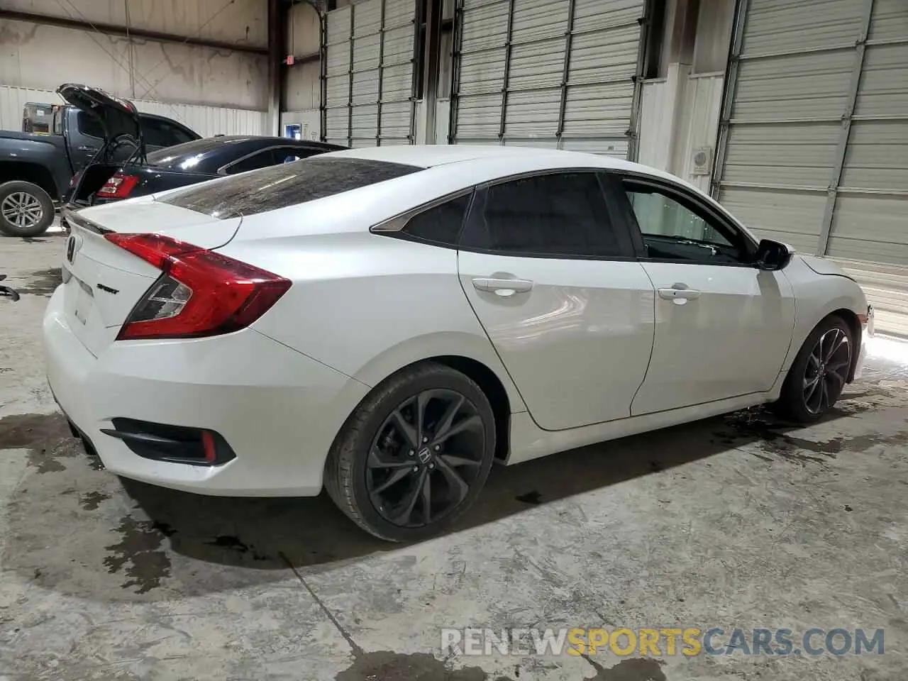 3 fotografías del automóvil dañado 19XFC2E83LE007693 HONDA CIVIC 2020