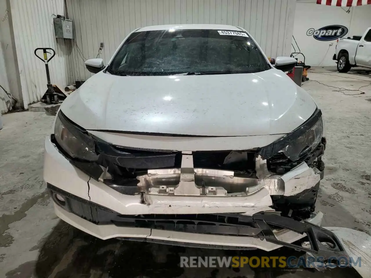 5 fotografías del automóvil dañado 19XFC2E83LE007693 HONDA CIVIC 2020