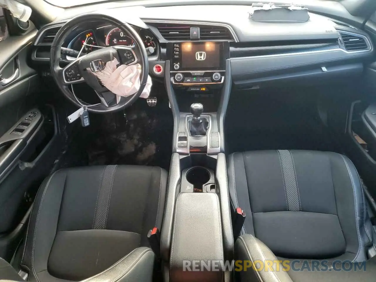 8 fotografías del automóvil dañado 19XFC2E83LE007693 HONDA CIVIC 2020