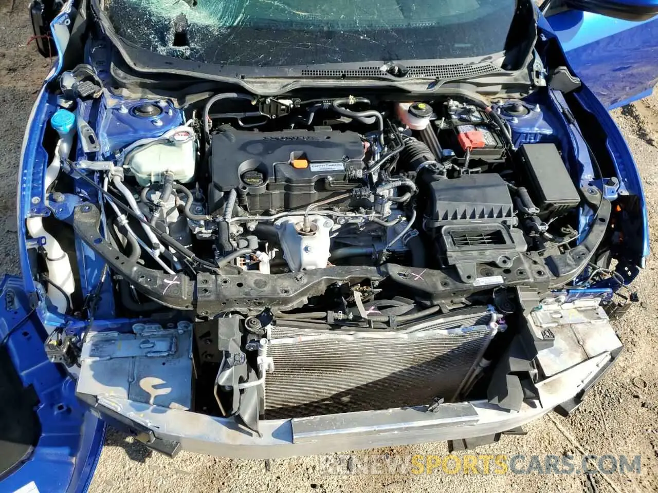 11 fotografías del automóvil dañado 19XFC2E84LE030321 HONDA CIVIC 2020