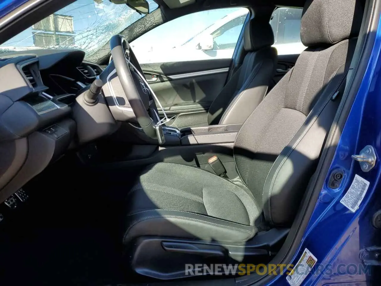 7 fotografías del automóvil dañado 19XFC2E84LE030321 HONDA CIVIC 2020