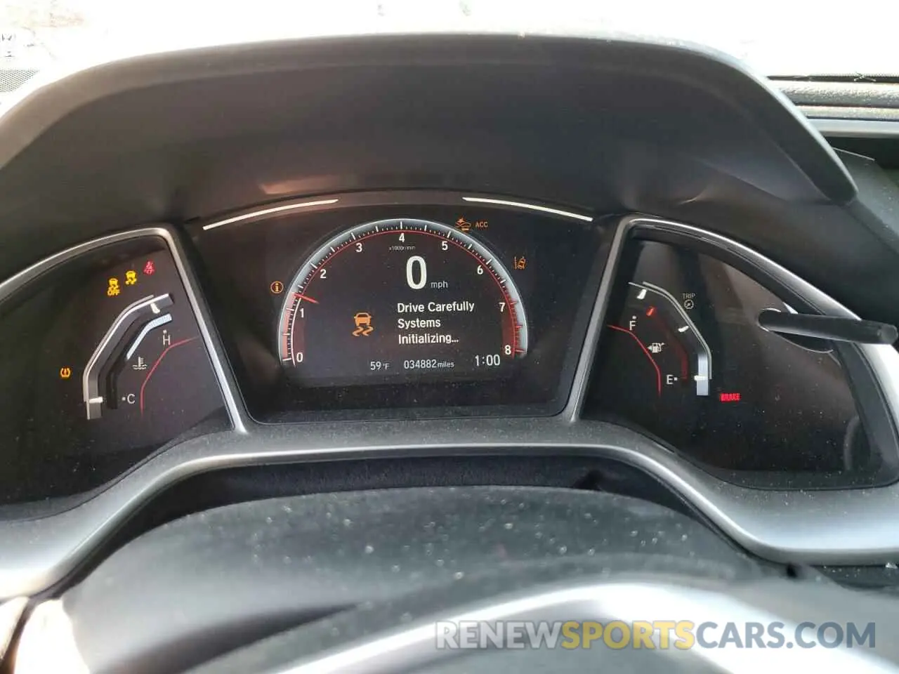 9 fotografías del automóvil dañado 19XFC2E84LE030321 HONDA CIVIC 2020