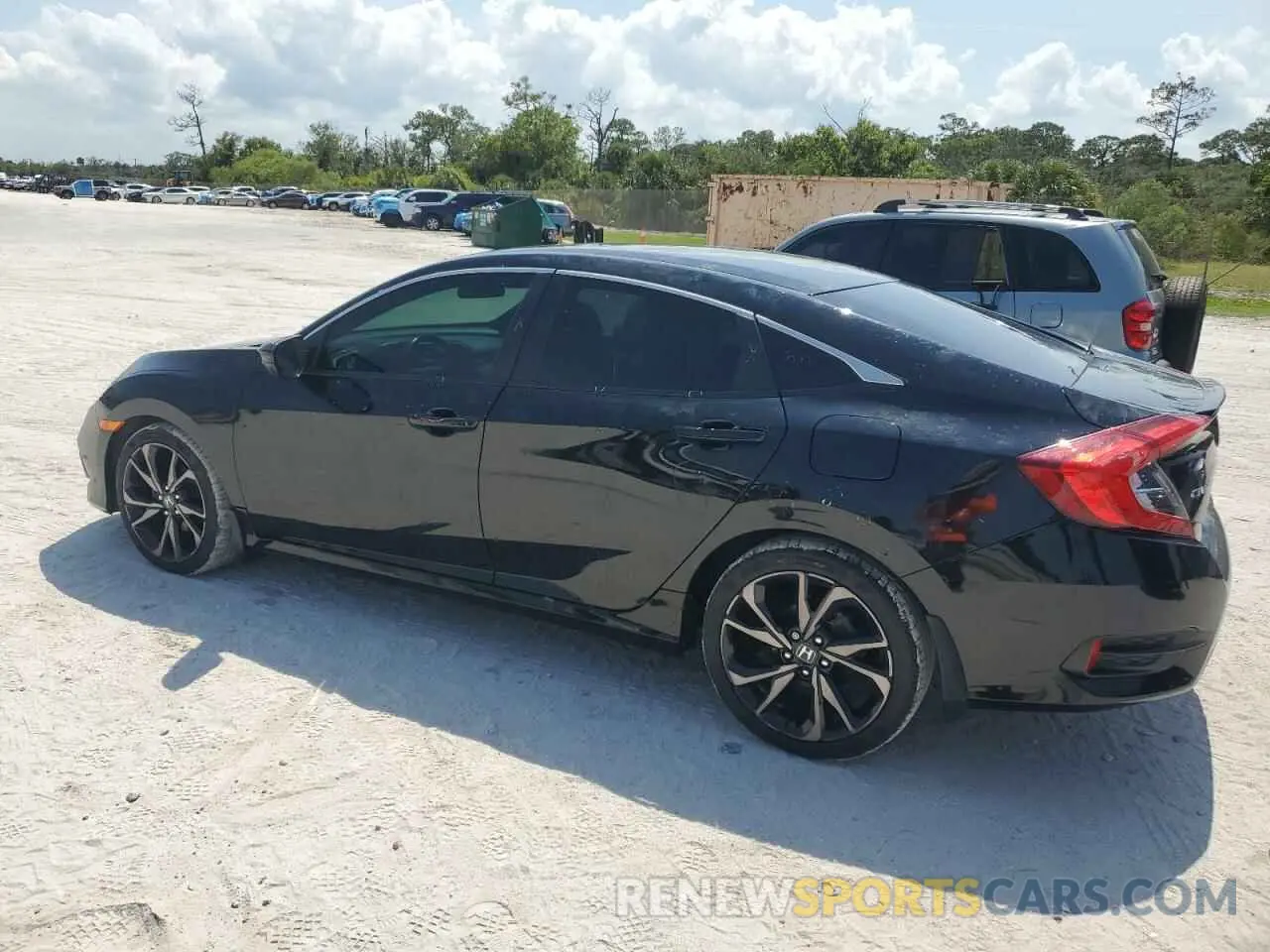 2 fotografías del automóvil dañado 19XFC2E87LE029194 HONDA CIVIC 2020