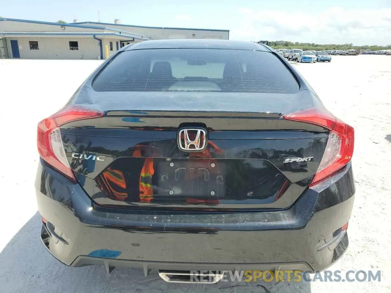 6 fotografías del automóvil dañado 19XFC2E87LE029194 HONDA CIVIC 2020