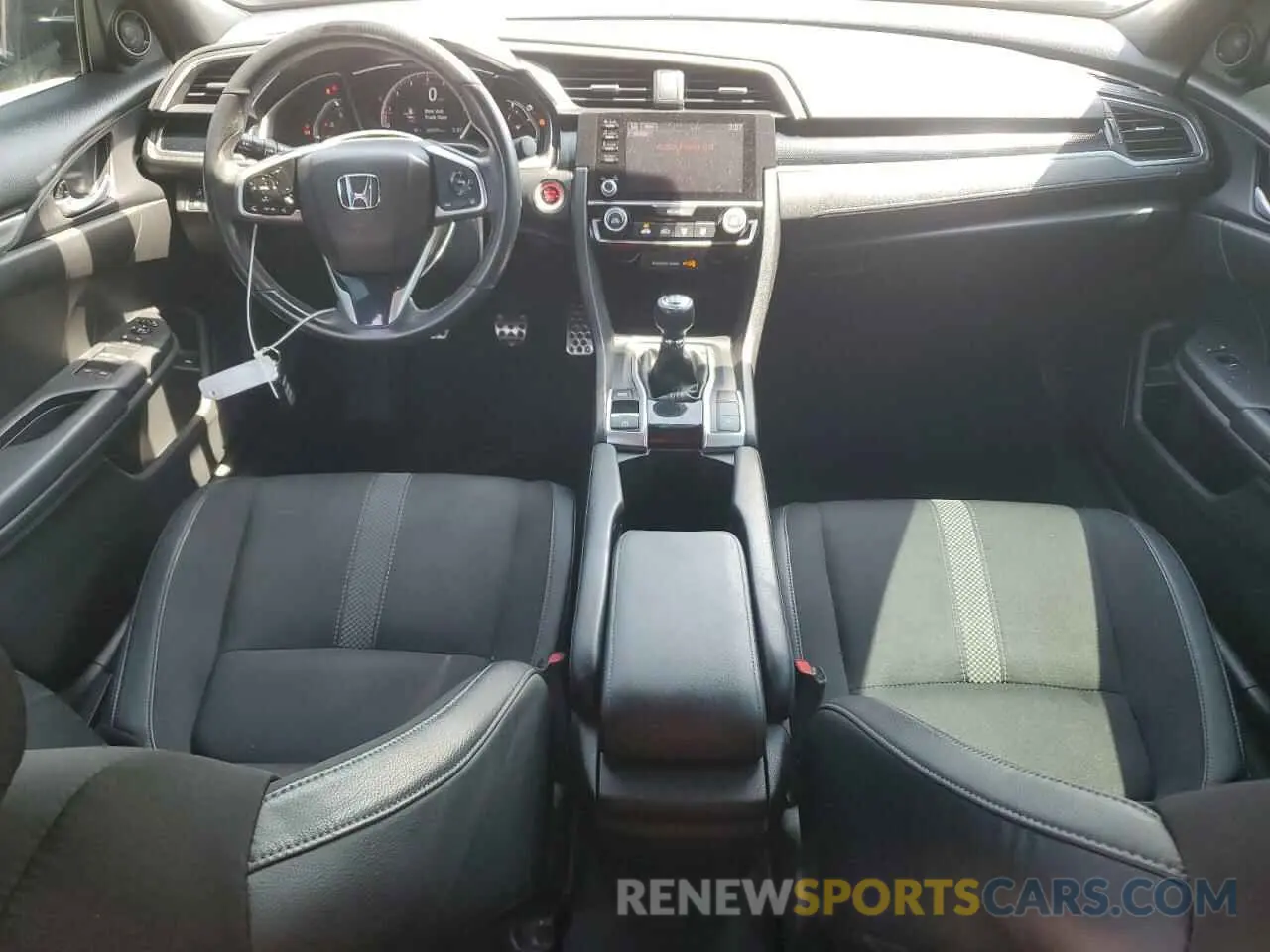 8 fotografías del automóvil dañado 19XFC2E87LE029194 HONDA CIVIC 2020