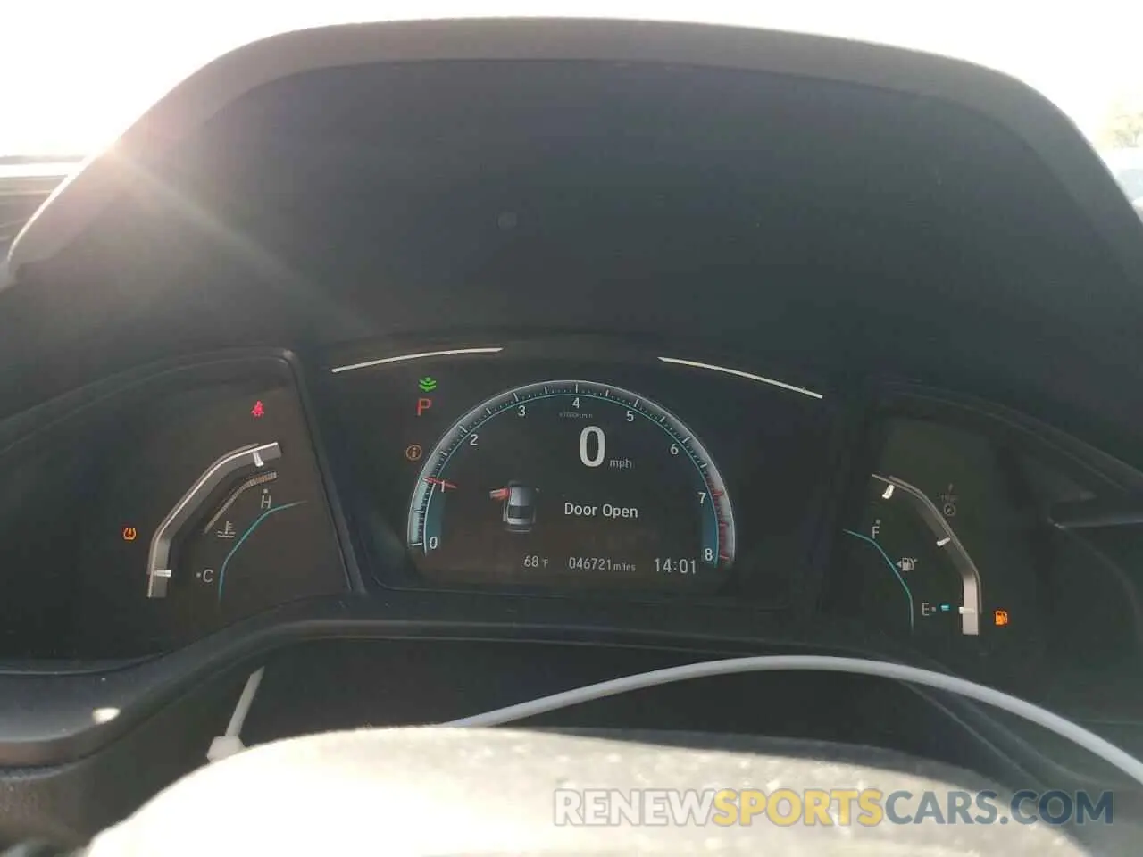 9 fotografías del automóvil dañado 19XFC2F60LE009785 HONDA CIVIC 2020