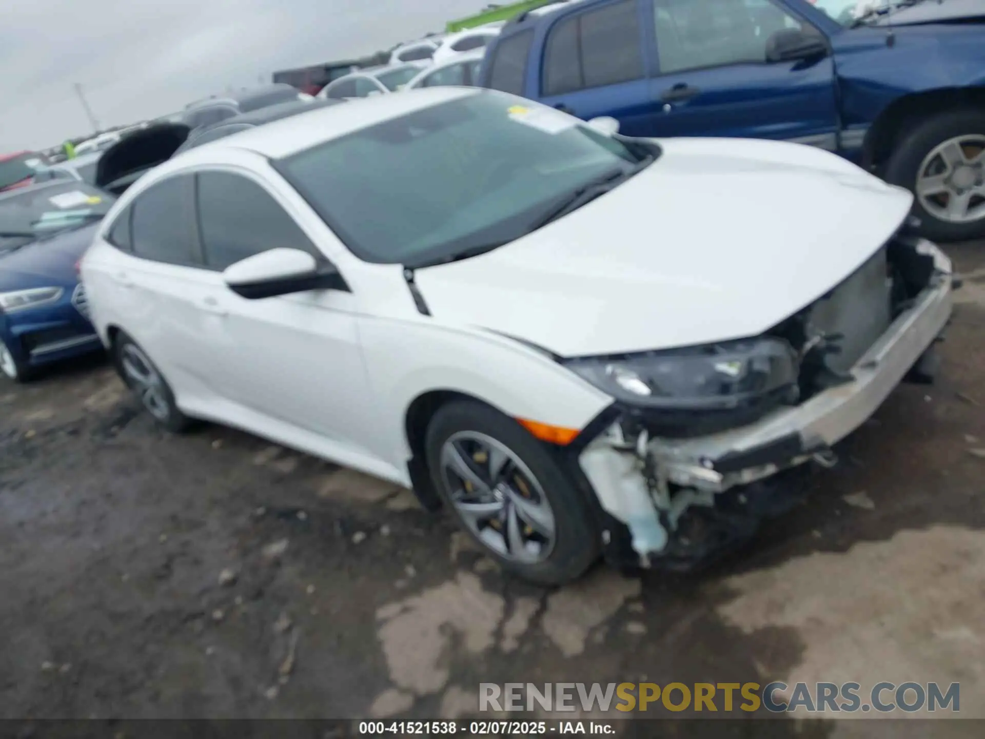 1 fotografías del automóvil dañado 19XFC2F61LE002179 HONDA CIVIC 2020