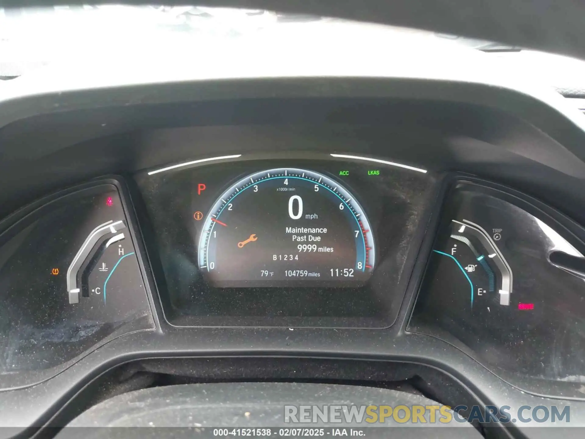 16 fotografías del automóvil dañado 19XFC2F61LE002179 HONDA CIVIC 2020
