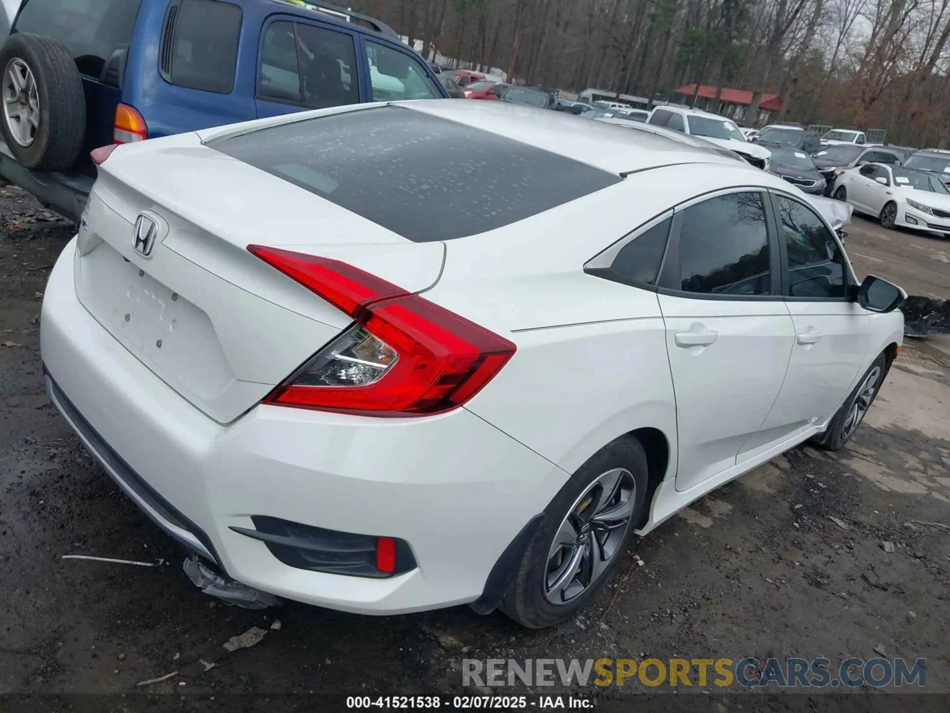 4 fotografías del automóvil dañado 19XFC2F61LE002179 HONDA CIVIC 2020