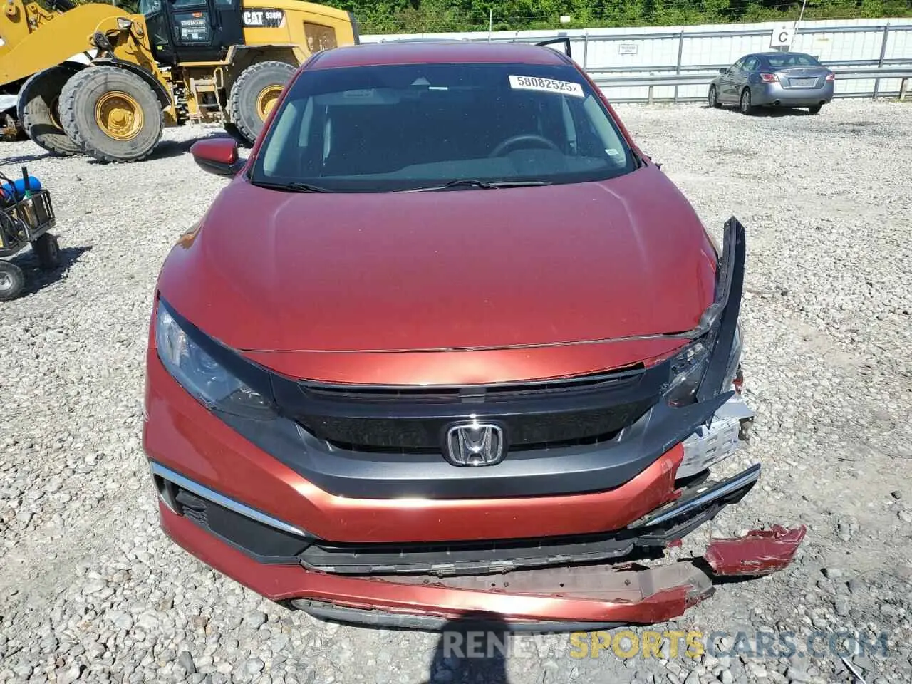 5 fotografías del automóvil dañado 19XFC2F62LE016480 HONDA CIVIC 2020