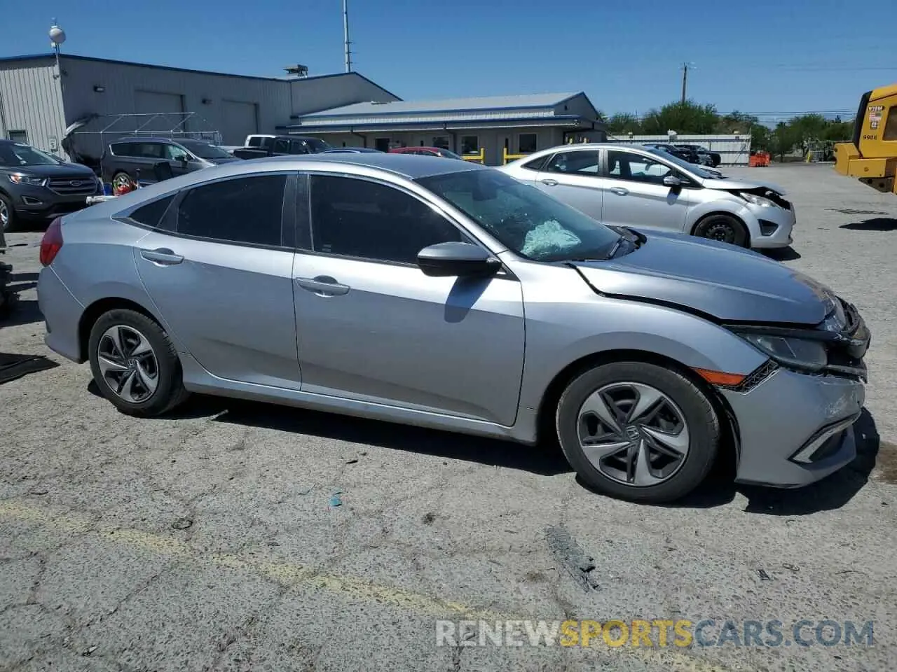 4 fotografías del automóvil dañado 19XFC2F62LE021646 HONDA CIVIC 2020