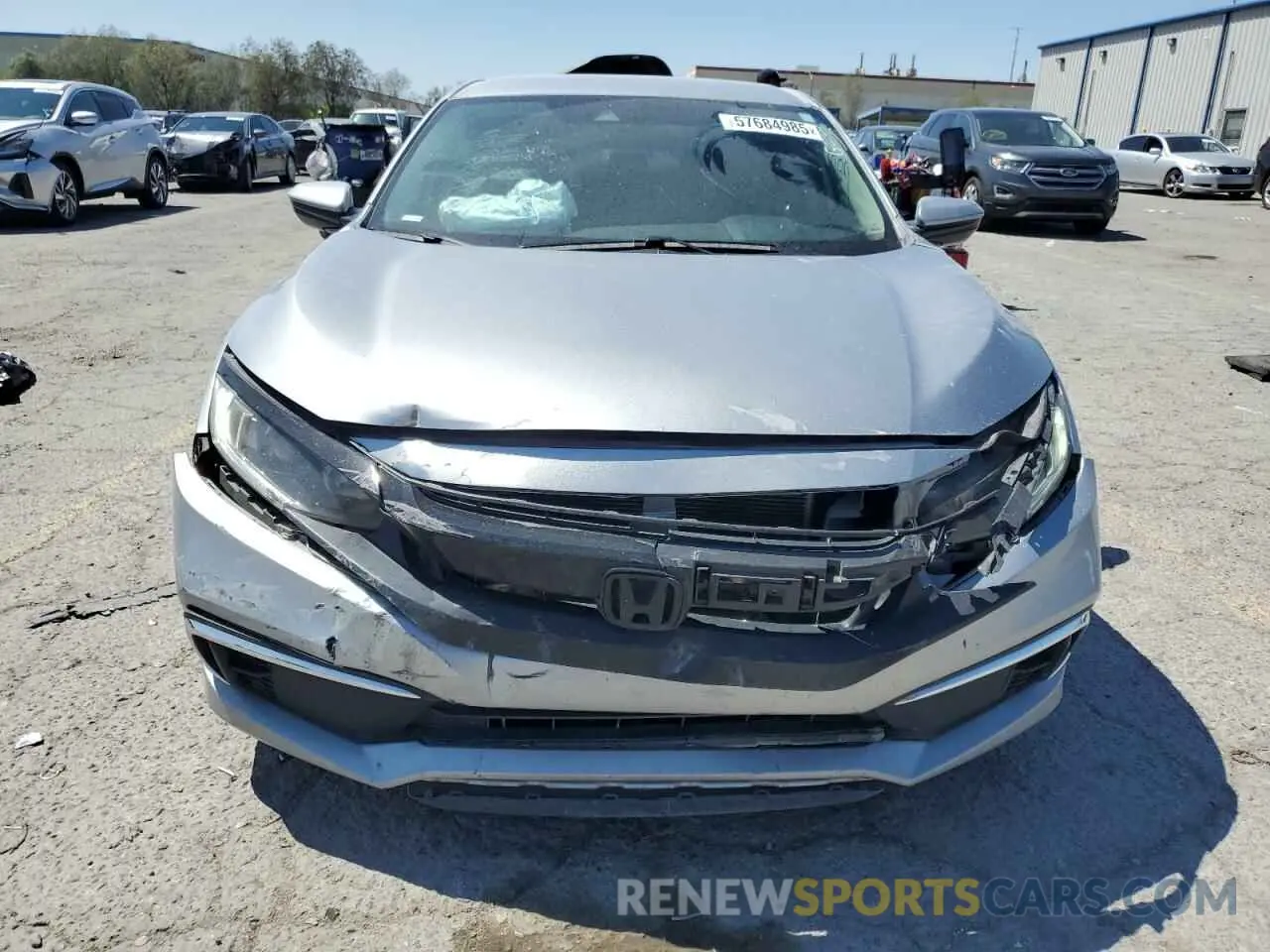5 fotografías del automóvil dañado 19XFC2F62LE021646 HONDA CIVIC 2020
