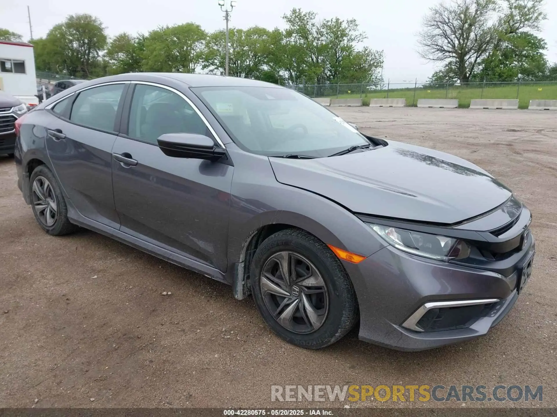 1 fotografías del automóvil dañado 19XFC2F63LE027259 HONDA CIVIC 2020
