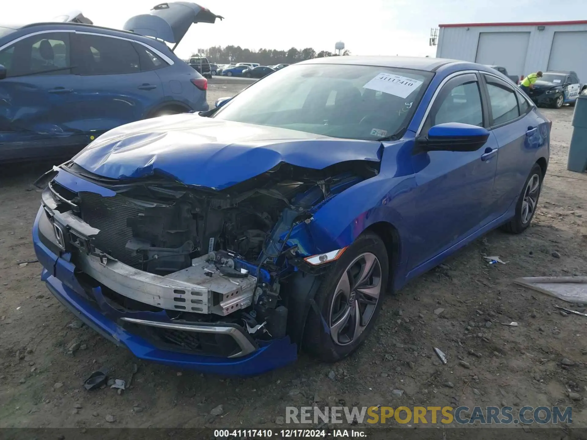 2 fotografías del automóvil dañado 19XFC2F64LE011250 HONDA CIVIC 2020