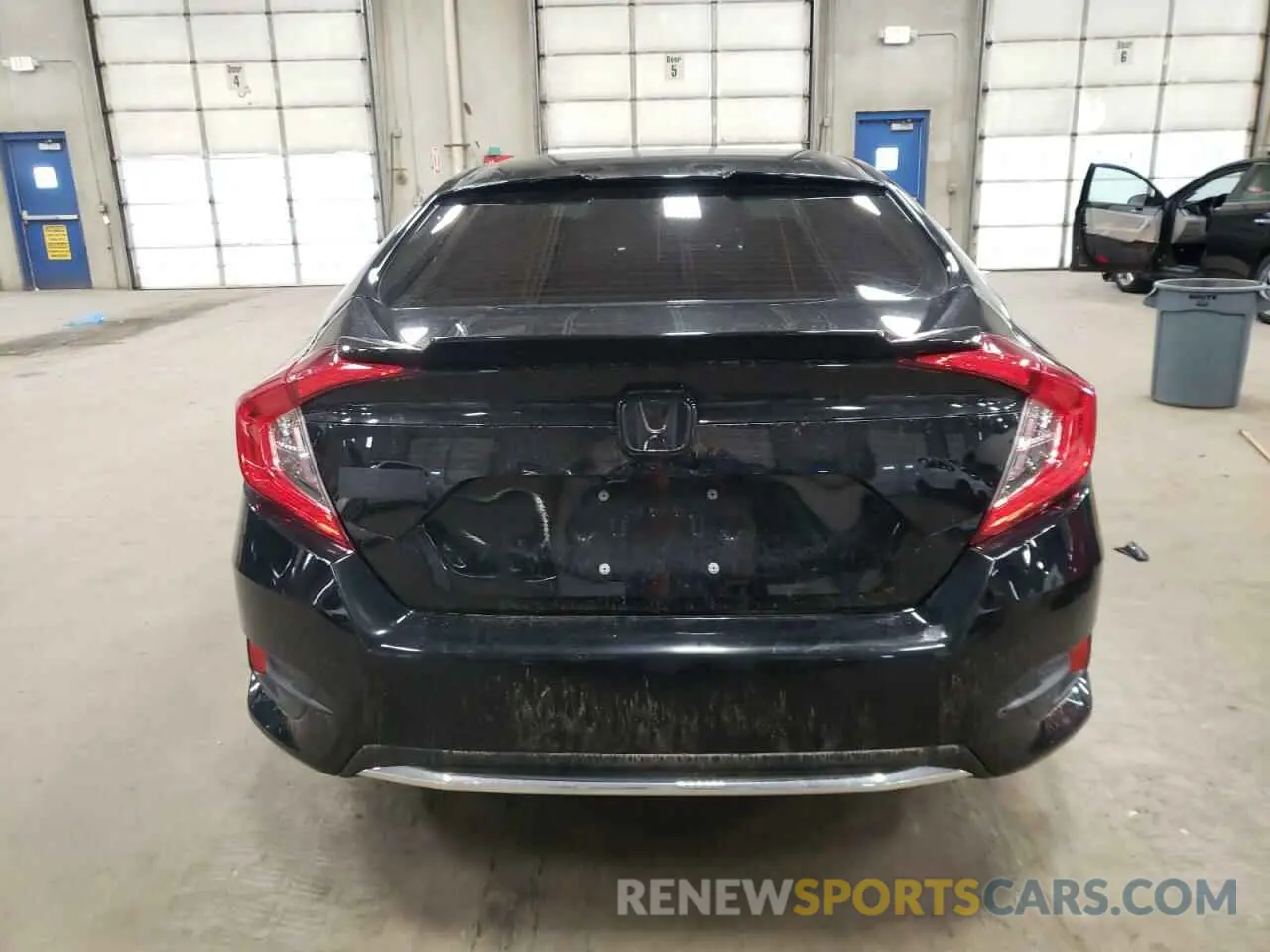 6 fotografías del automóvil dañado 19XFC2F64LE031045 HONDA CIVIC 2020