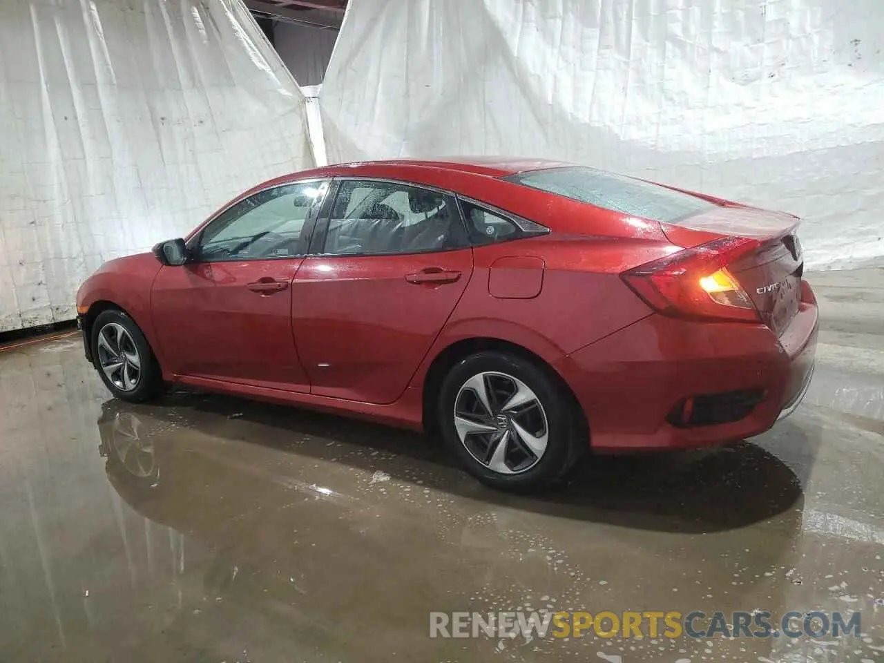 2 fotografías del automóvil dañado 19XFC2F65LE027067 HONDA CIVIC 2020