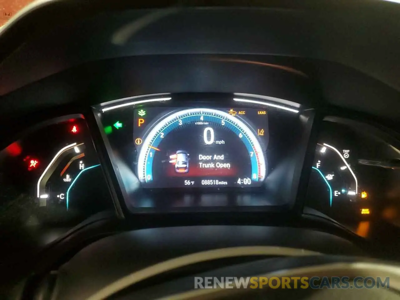 9 fotografías del automóvil dañado 19XFC2F65LE027067 HONDA CIVIC 2020