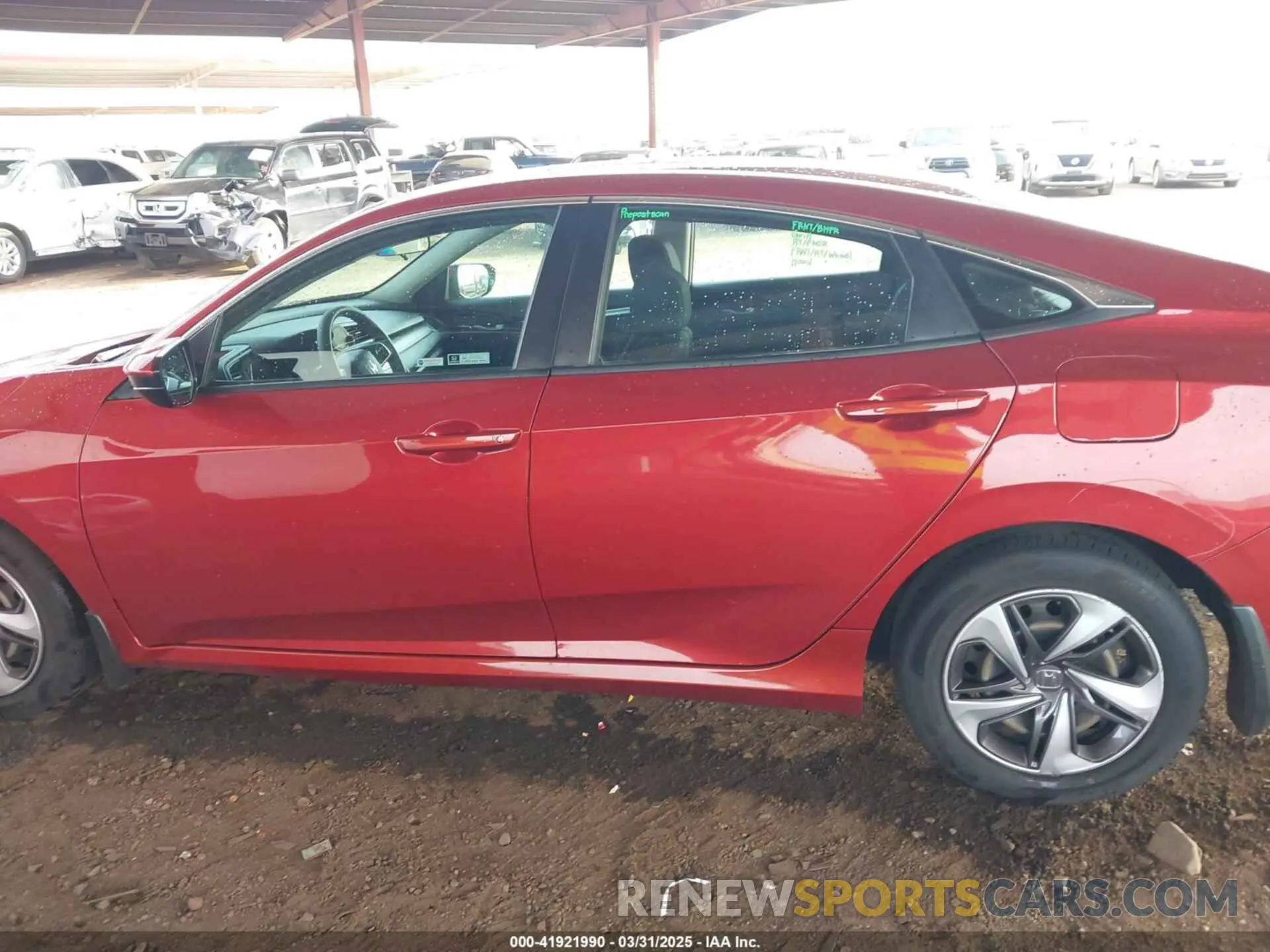 14 fotografías del automóvil dañado 19XFC2F65LE206368 HONDA CIVIC 2020