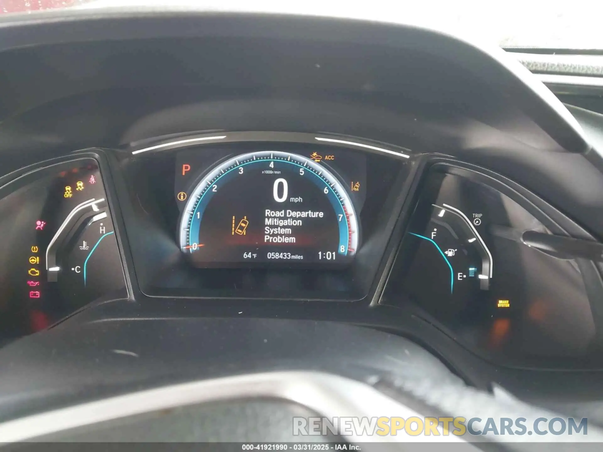 7 fotografías del automóvil dañado 19XFC2F65LE206368 HONDA CIVIC 2020