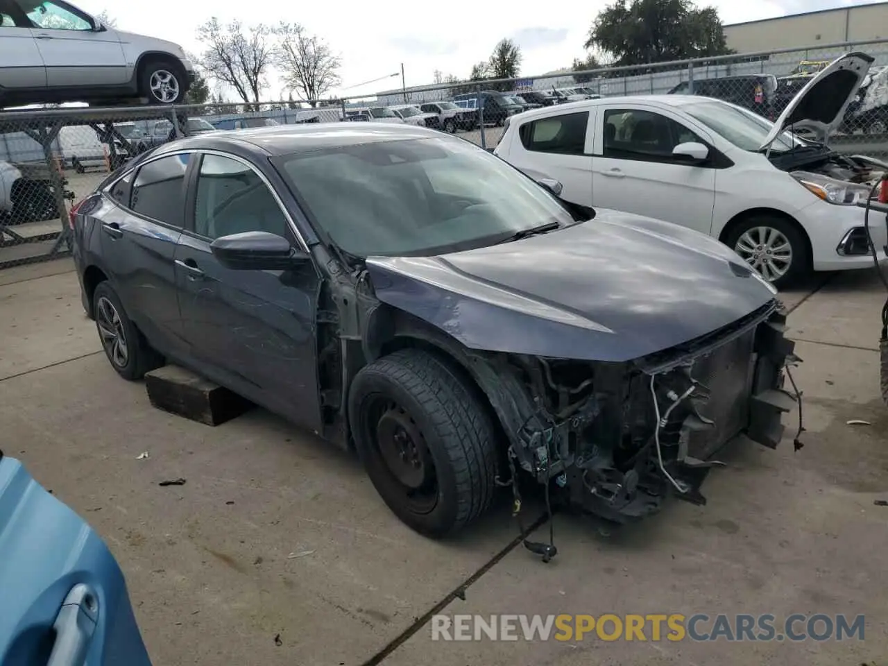 4 fotografías del automóvil dañado 19XFC2F65LE211280 HONDA CIVIC 2020