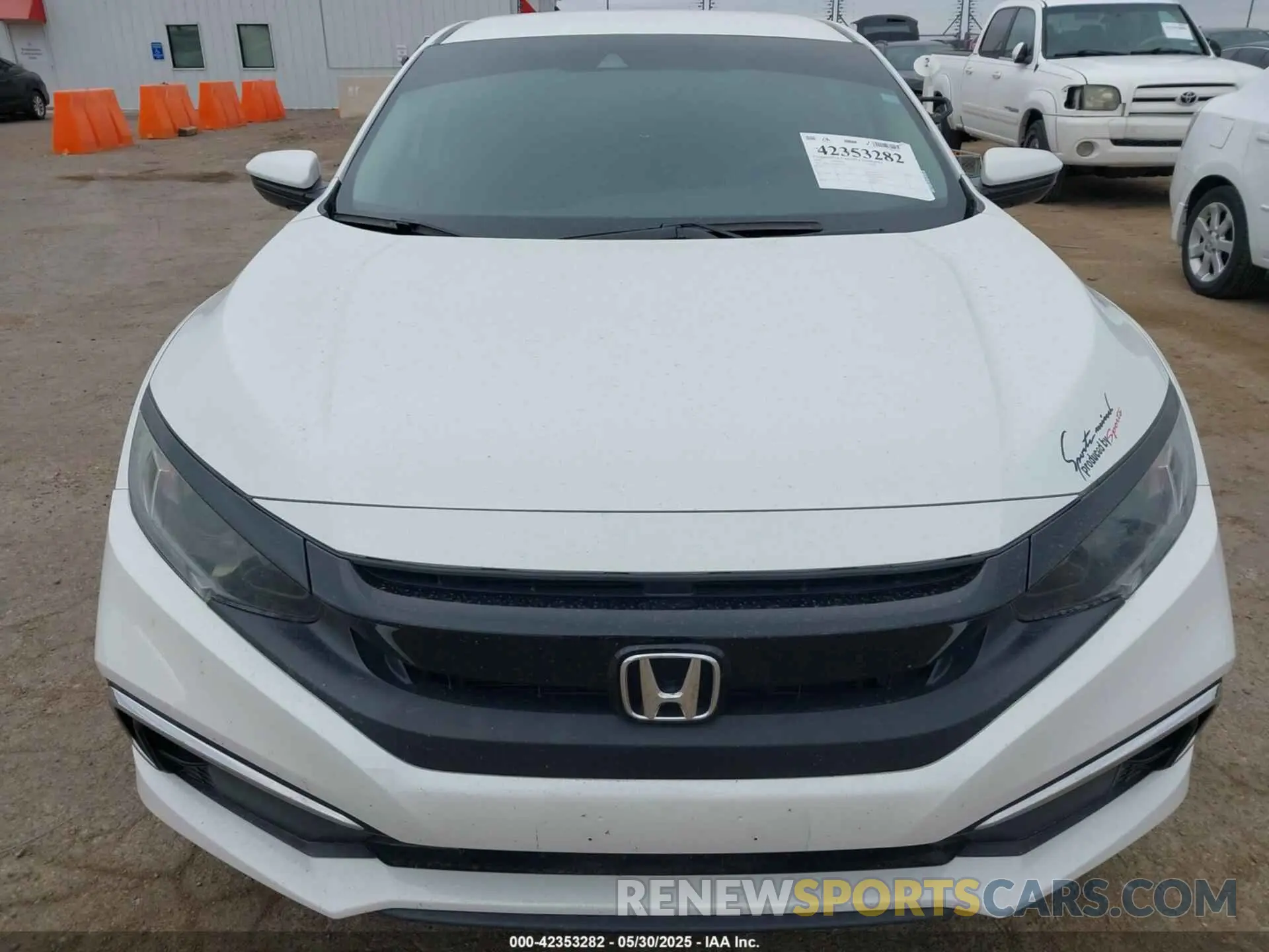 12 fotografías del automóvil dañado 19XFC2F66LE011699 HONDA CIVIC 2020