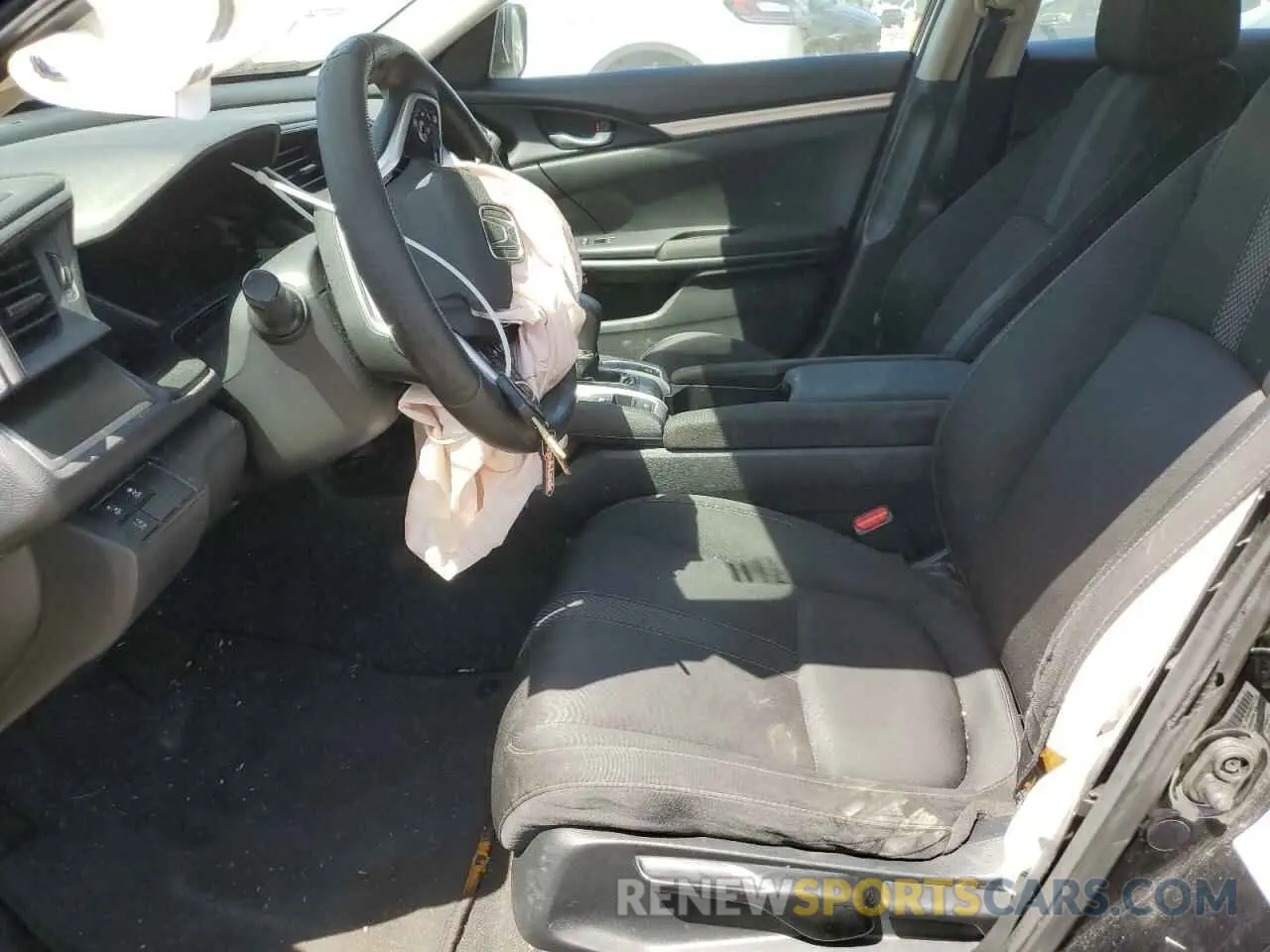 7 fotografías del automóvil dañado 19XFC2F66LE012111 HONDA CIVIC 2020
