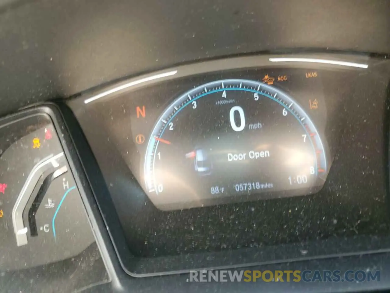 9 fotografías del automóvil dañado 19XFC2F66LE012111 HONDA CIVIC 2020